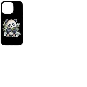 Panda Aquarelle Coque pour iPhone 15 Pro Max