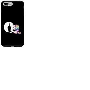 Licorne dr&ocirc;le avec Doigt d'honneur Grincheux du Matin Coque pour iPhone 7 Plus/8 Plus