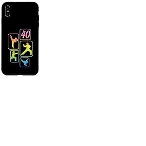 Karat&eacute; Taekwondo 40&egrave;me Anniversaire Femme 40 Ans Coque pour iPhone XS Max