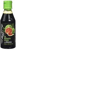 Messino Crème Balsamique Glaçure aux Figues Grecques – Pack de 3 x 250 ml (750 ml) – Vinaigre Balsamique Artisanal Sans Sucre Ajouté, Saveur Aigre-Douce Naturelle