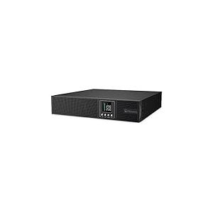 Atlantis A03-OP2002-RC Onduleur (UPS) Online Double Conversion et Pure sinusoïde avec Une Puissance de 2000VA/1350W, Serveur Convertible, écran LCD, USB, RS-232, 8 Sorties IEC, Slot SNMP 3x12V-9Ah