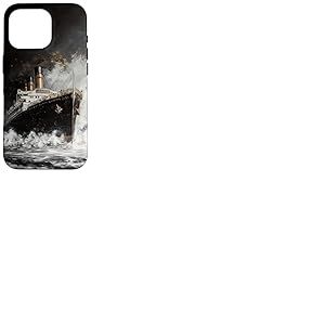 Peinture du Bateau Titanic Océan Coque pour iPhone 16 Pro
