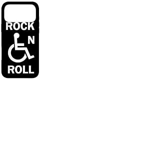 Rock-N-Roll Panneau d'acc&egrave;s handicap&eacute; pour Fauteuil Roulant Coque pour iPhone 17 Pro Max
