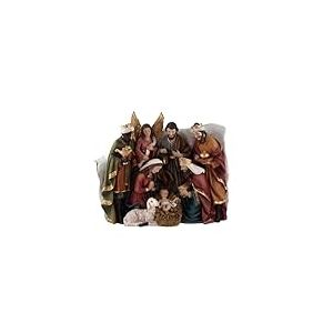 Inmaculada Romero IR Myst&egrave;re Nativit&eacute; No&euml;l Nativit&eacute; Monopi&egrave;ce 23 cm Figurine r&eacute;sine Enfant J&eacute;sus Vierge Marie