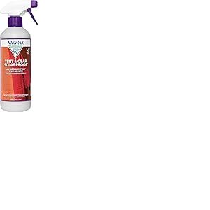 Nikwax Tent And Gear Solarproof Spray-On Tent Waterproofer, 500 ml (Lot de 1)