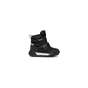 Geox J TREKKYUP Boy B ABX Botte de Neige, Black, 37 EU