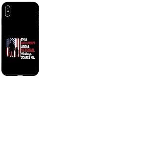 Drapeau américain patriotique pour papa, grand-père, vétéran Coque pour iPhone XS Max