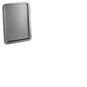 Chef Aid Plaque de Cuisson en Acier au Carbone Antiadh&eacute;sive, Rev&ecirc;tement Durable, Compatible R&eacute;frig&eacute;rateur et Cong&eacute;lateur, [ratique pour P&acirc;tisseries et R&ocirc;tis, Gris, 32,5 x 20,5 cm Ustensile de Four