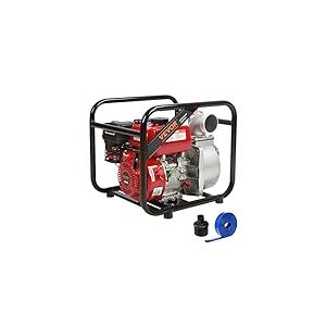 VEVOR Pompe &agrave; eau pour moteur &agrave; essence, 7,6 cm, 7 CV, 265 GPM, levage de 142 pieds, aspiration de 22 pieds, transfert d'eau poubelle &agrave; essence &agrave; 4 temps, portable haute pression tuyau de 25 pieds