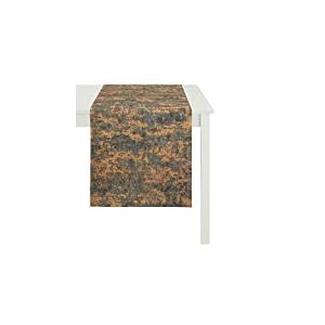 APELT Chemin de Table, Polyester, Marron, 45 x 140 x 0,5 cm