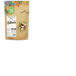 Wholefood Earth Noix du Brésil en morceaux, 1 kg - Sans OGM - Naturelles - Source de fibres