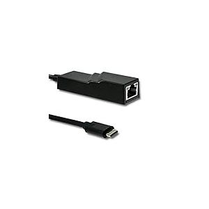 Qoltec 50378 Câble d'interface et Adaptateur USB 3.1 Type C RJ-45 Noir