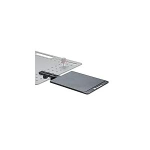 Manfrotto Tapis de Souris TetherGear - Accessoire pour Plateau TetherGear pour Ordinateur Portable - en Aluminium Léger - Configuration Gaucher et Droitier - 32 x 15 cm - MLTSA2001B