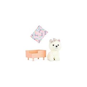 Glitter Girls – Accessoires pour poupée de 36 cm – Chica – Chien en Peluche Pomeranien articulé de 15 cm pour poupée – Jambes articulées – 3 Ans et Plus