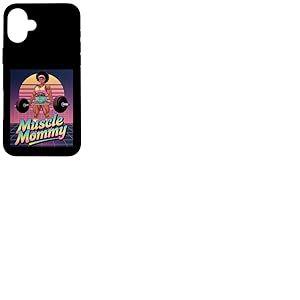 Anime Muscle Mommy Weightlifting Fitness Girl Aesthetic Coque pour iPhone 16 Plus
