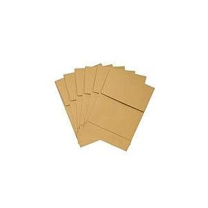 Emerson 50 pochettes d'expédition DIN B5 marron 176 x 250 mm 120g enveloppes commerciales rabat droit autocollantes sans fenêtre enveloppes grand format lettre B5 enveloppes pochettes d'expédition B5