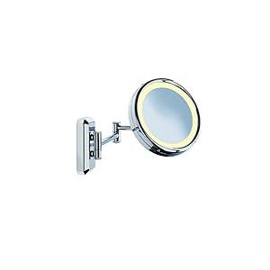 Wenko - 3659110100 - Miroir Mural &Eacute;clair&eacute; - Grossissement X3 - Diam&egrave;tre: 20 cm