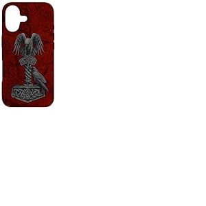 Mythologie Nordique Mjölnir Thor Hammer Corbeau Odins Midgard Coque pour iPhone 17