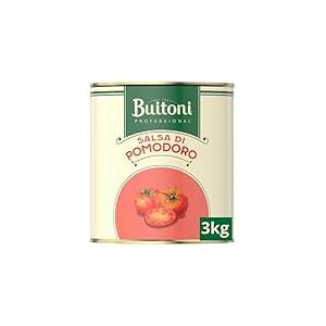 BUITONI Sauce Tomate aux &Eacute;pices 3kg - Avec Morceaux - Pr&ecirc;te-&agrave;-l'Emploi - D&eacute;j&agrave; Assaisonn&eacute;e - Tomates 100% Espagnoles M&ucirc;ries au Soleil - Salsa di Pomodoro - Bo&icirc;te de 3 Kg