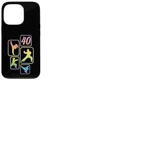 Karat&eacute; Taekwondo 40&egrave;me Anniversaire Femme 40 Ans Coque pour iPhone 13 Pro
