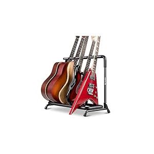 CAHAYA Support de guitare pliable 5 pièces : support de guitare avec tube épais et revêtement en mousse - Trépied de guitare adapté à tous les types de guitares, CY0345