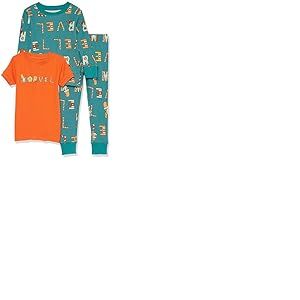 Amazon Essentials Marvel Ensembles De Pyjama, Coupe Ajustée, 3 Pièces Bébé Garçon, Festive Marvel - Kids, 12 mois