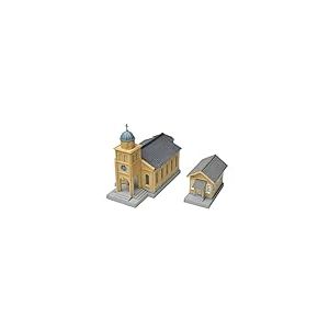 TomyTEC 234838 – Église avec annexe modèle ferroviaire Accessoires