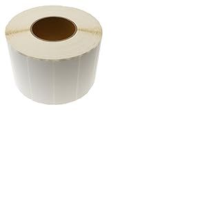 Cablematic PN20071610010174111 BM45 Lot de 8 &eacute;tiquettes adh&eacute;sives pour imprimante Thermique directe 101,6 x 38,1 mm Blanc