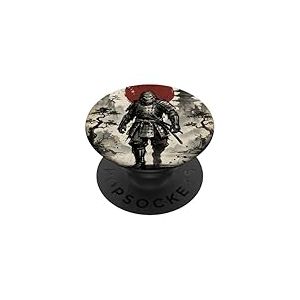 Sasquatch Bigfoot Samurai Warrior Vintage Japonais Vintage PopSockets PopGrip Adh&eacute;sif