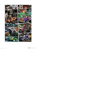 DC Comics Lego&reg; Batman (Ride Out in Style) 60 x 80 cm Toile Imprim&eacute;e