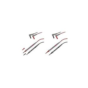 1 Paire Flexible Multimètre de cordons de mesure 120 cm, sécurité – Test Kit câble, 1000 V AC/DC, 10 A, Cat III/IV, 1, TKS Lot de 2