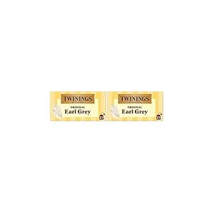 Twinings - Th&eacute; Noir Original Earl Grey - Aromatis&eacute; &agrave; la Bergamote - 27 Sachets - Intense et D&eacute;licat (Lot de 2)