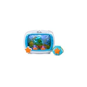 Baby Einstein Sea Dreams Soother, Veilleuse Bébé Musicale et Lumineuse avec Bruit Blanc – Aquarium Bébé Veilleuse Enfant Apaisante, Lumières Douces, Sons Océan, Télécommande, 0+ Mois