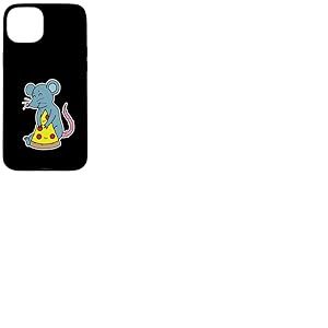 Grumpy Mouse Pelle &agrave; Pizza c&acirc;line Coque pour iPhone 15 Plus