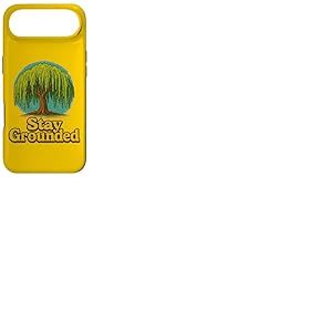 Stay Grounded Saule pleureur avec Citation de la Nature Coque pour iPhone Air