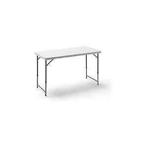 Tableau de pliage multifonctionnel r&eacute;glable 120 x 60 x 52,4-74 cm Syst&egrave;me de pliage et de manche compacts pour le d&eacute;placement