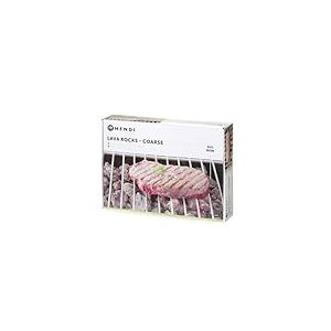 HENDI Pierres de Lave, Gros/Grand, pour Différents Types de Grills et Barbecues à Gaz, Roche Volcanique Naturelle, Pierre Réfractaire, Boîte de 5 kg