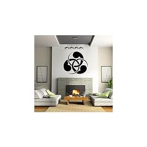Tatoutex Stickers Triskell - Jaune, L 20cm x H 20cm