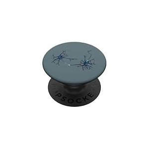 Synapse, neurones, neurologie, cadeau neuroscience, art anatomique PopSockets PopGrip Adhésif