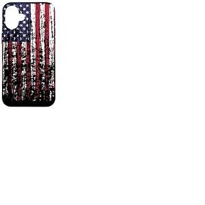 Drapeau des &Eacute;tats-Unis - Banni&egrave;re &agrave; Paillettes - Motif : Vieilli Coque pour iPhone 16 Plus
