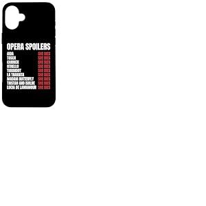 Spoiler Op&eacute;ra Tosca She Dies Latraviata Madame Butterflies Coque pour iPhone 16 Plus