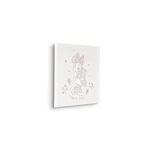 Komar Image sur châssis - Disney Minnie Mouse Cuddle Time - Dimensions : 40 x 40 cm - Toile murale pour chambre d'enfant