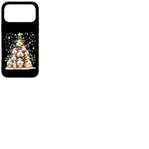 Pyjama de No&euml;l Amusant en Forme de Sapin de No&euml;l et Cochon d'Inde Coque pour iPhone 17 Pro Max