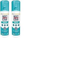 INSECT ECRAN - Anti-moustiques - Spray r&eacute;pulsif peau - Protection contre les piq&ucirc;res de moustiques - Familles - 100 ml (Lot de 2)