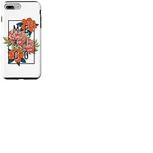 Mexico Wildflower Floral Pride Souvenir Fleur Vintage Coque pour iPhone 7 Plus/8 Plus
