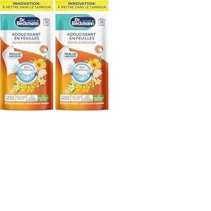 Dr. Beckmann Feuilles Magiques&reg; - Adoucissant en Feuilles - Rayon d'Orchid&eacute;e x30 Lavages (Lot de 2)