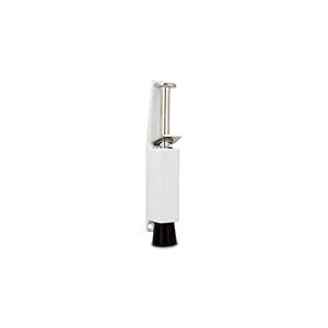 Amig - Butée de porte en caoutchouc Mod.11 pour maintenir les portes ouvertes - Butée verticale en zamak - Anti-claquements - Dimensions : 165 x 30 mm - Course : 45 mm - Blanc