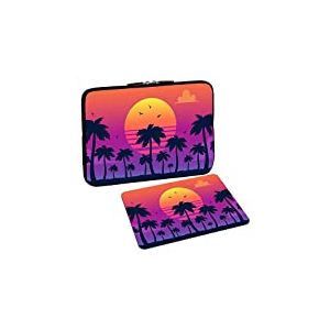 PEDEA Design Étui de Protection pour Ordinateur Portable jusqu'à 15,6" California Beach
