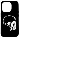 T&ecirc;te de Mort avec Casque de Skateboard Coque pour iPhone 15 Pro