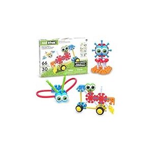 Kit Build A Bunch, Kid K'NEX, Basic Fun, 85422A, modèles de jouets d'animaux et de véhicules pour un jeu créatif, jouets de construction adaptés aux garçons et aux filles âgés de 3 ans et plus